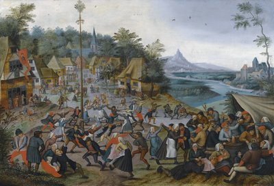 St. Georgs Kirmes mit dem Tanz von Pieter Brueghel the Younger